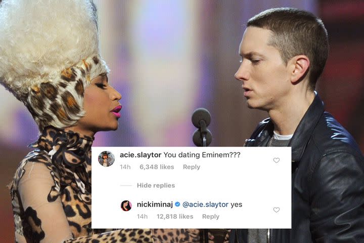 Instagram Comment Shows Nicki Answerer to Dating rumor with Eminem