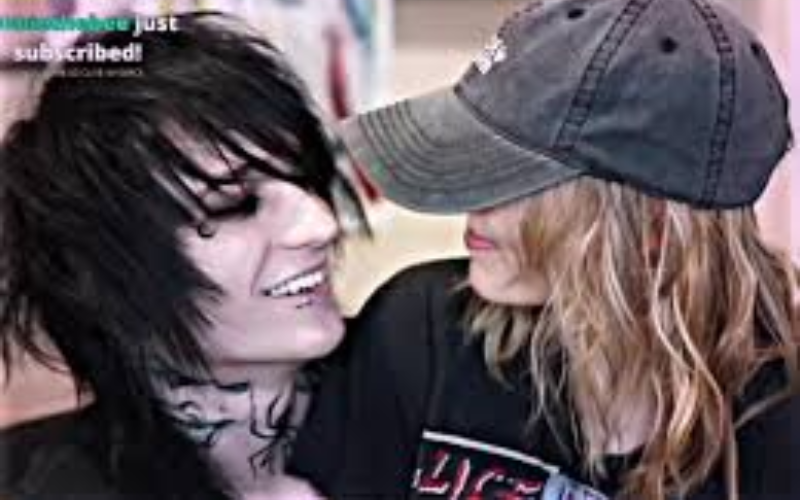 This image shows Johnnie Guilbert and Grace Van Dien smiling warmly at each other, highlighting their close and loving connection