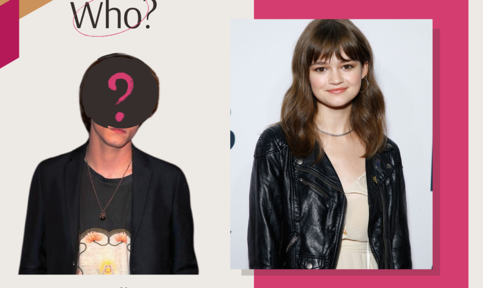 This image shows Ciara Bravo posing with a mysterious question mark overlay symbolizing curiosity about her relationship status, specifically addressing the question of who her husband might be or if she is currently dating anyone."